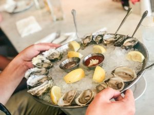 Oysters are rich in zinc 