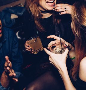 socializing in dry january